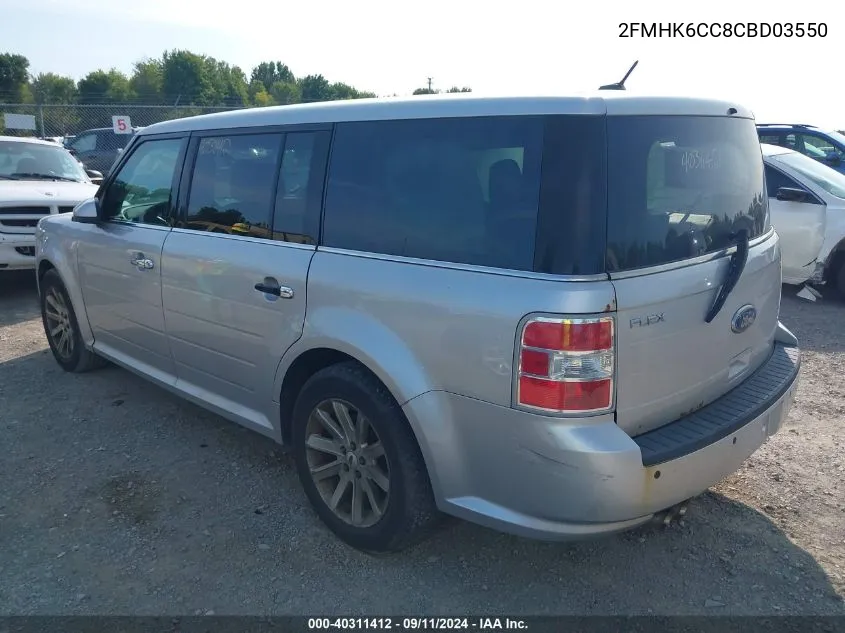 2FMHK6CC8CBD03550 2012 Ford Flex Sel