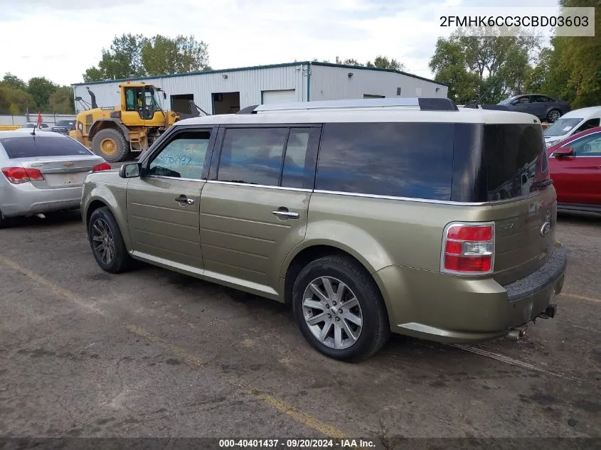 2FMHK6CC3CBD03603 2012 Ford Flex Sel