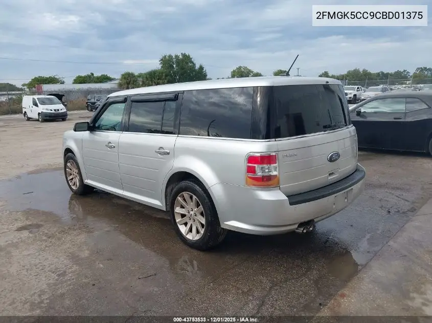 2FMGK5CC9CBD01375 2012 Ford Flex Sel