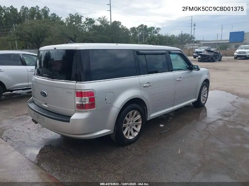 2FMGK5CC9CBD01375 2012 Ford Flex Sel