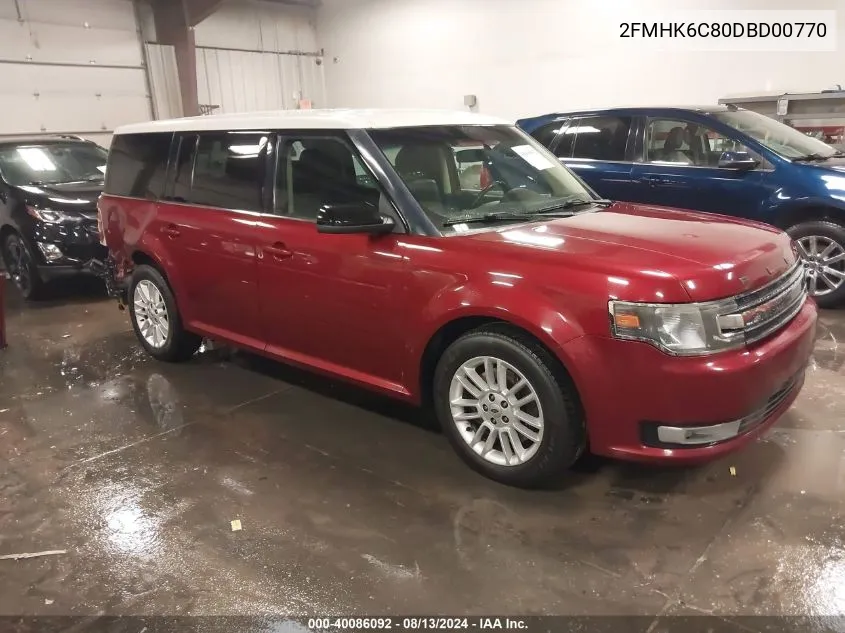 2FMHK6C80DBD00770 2013 Ford Flex Sel