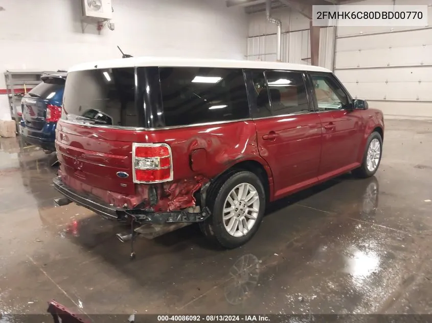 2FMHK6C80DBD00770 2013 Ford Flex Sel