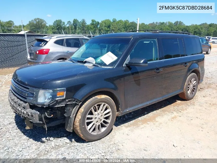 2FMGK5C87DBD28684 2013 Ford Flex Sel