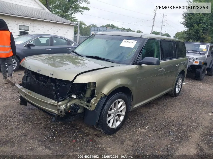 2FMGK5B80DBD23263 2013 Ford Flex Se