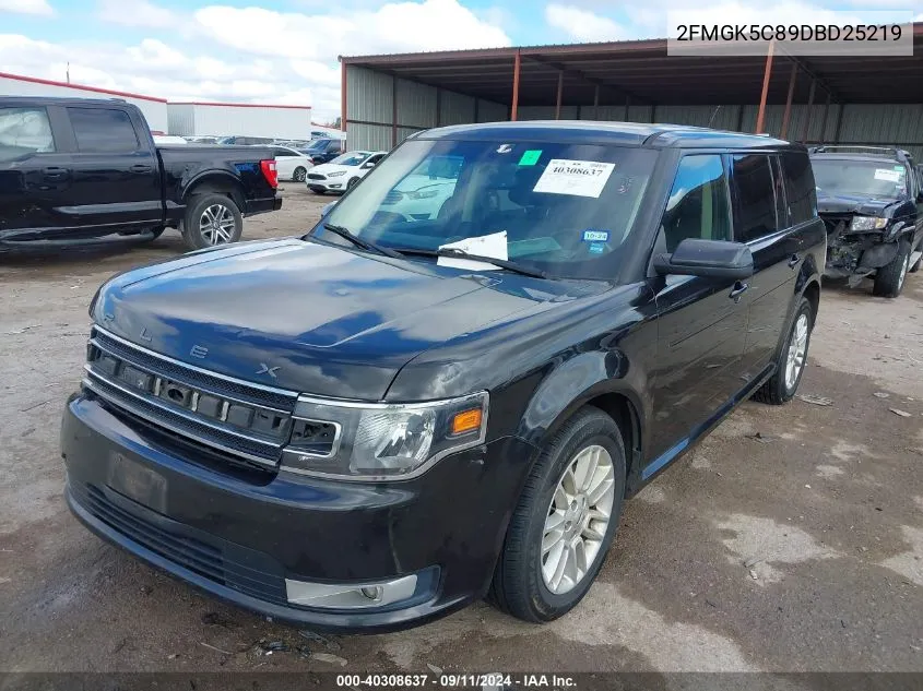 2FMGK5C89DBD25219 2013 Ford Flex Sel