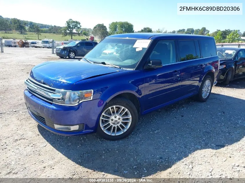 2FMHK6C89DBD20306 2013 Ford Flex Sel