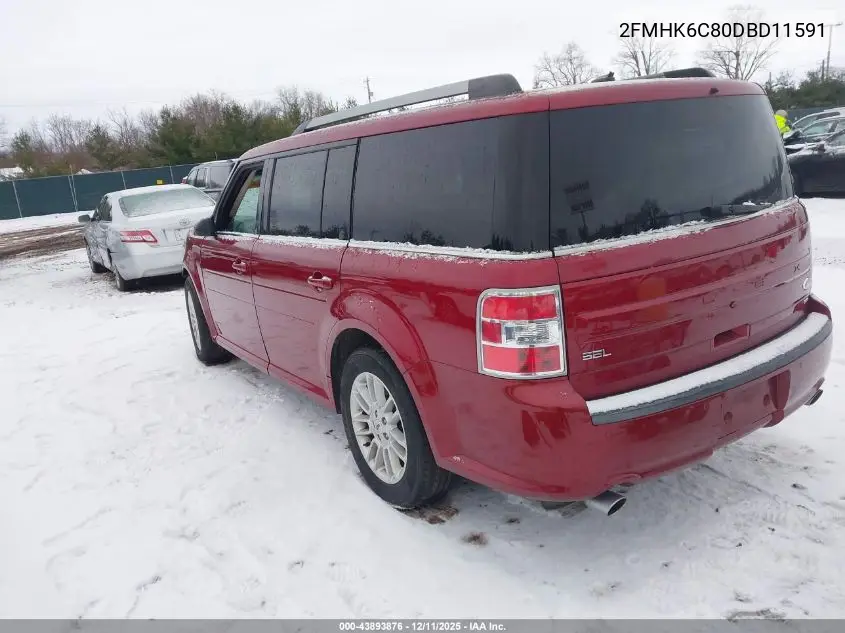 2FMHK6C80DBD11591 2013 Ford Flex Sel