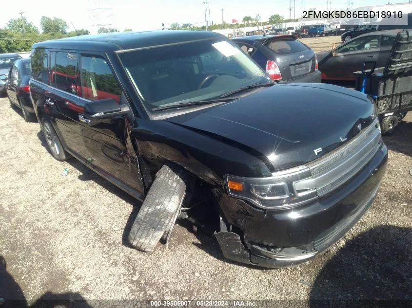 2FMGK5D86EBD18910 2014 Ford Flex Limited