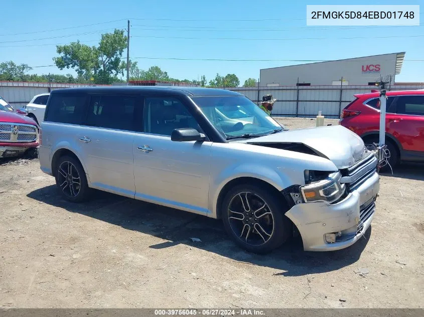 2FMGK5D84EBD01748 2014 Ford Flex Limited