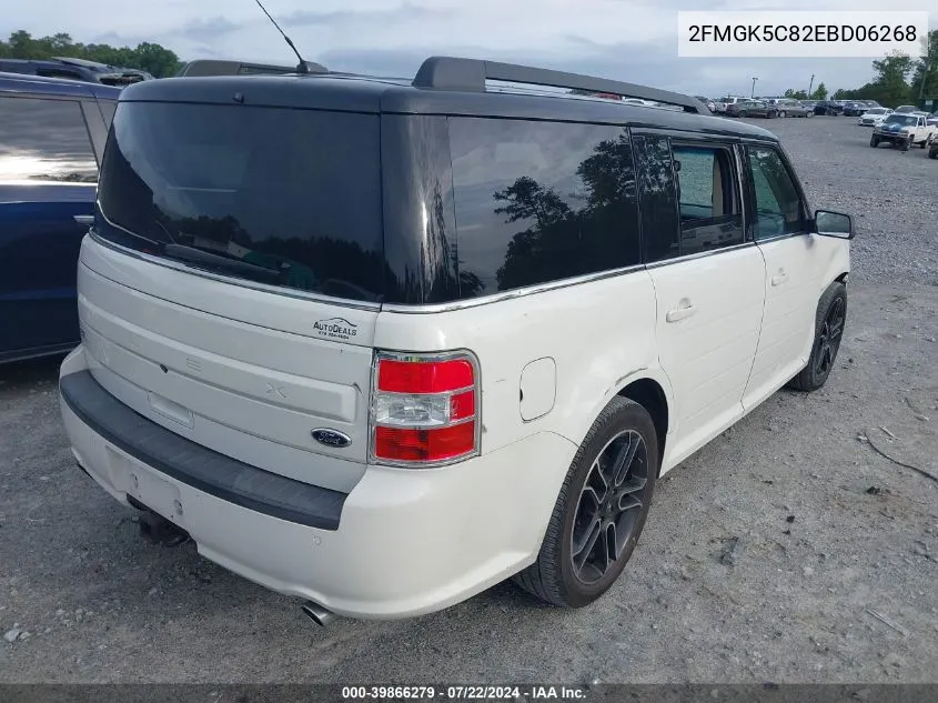 2FMGK5C82EBD06268 2014 Ford Flex Sel