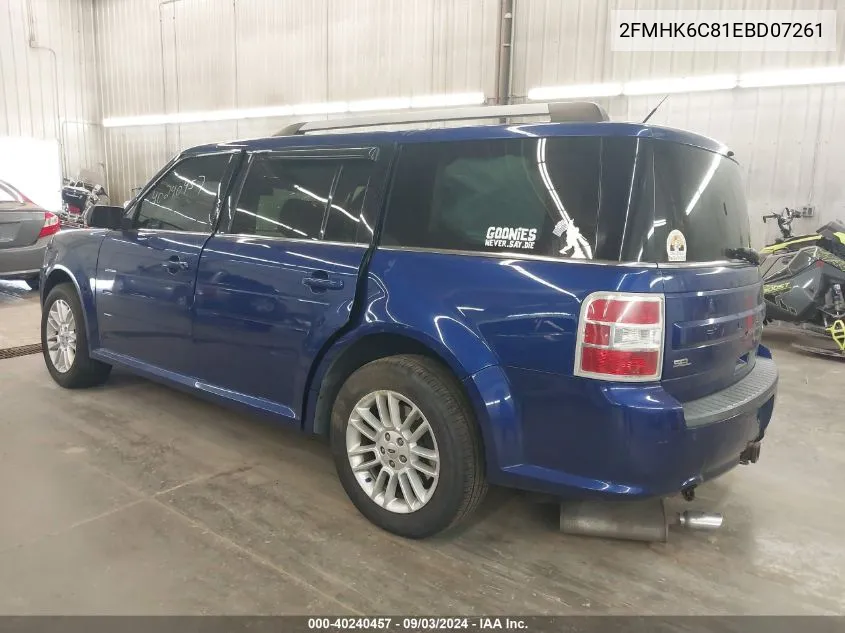 2FMHK6C81EBD07261 2014 Ford Flex Sel