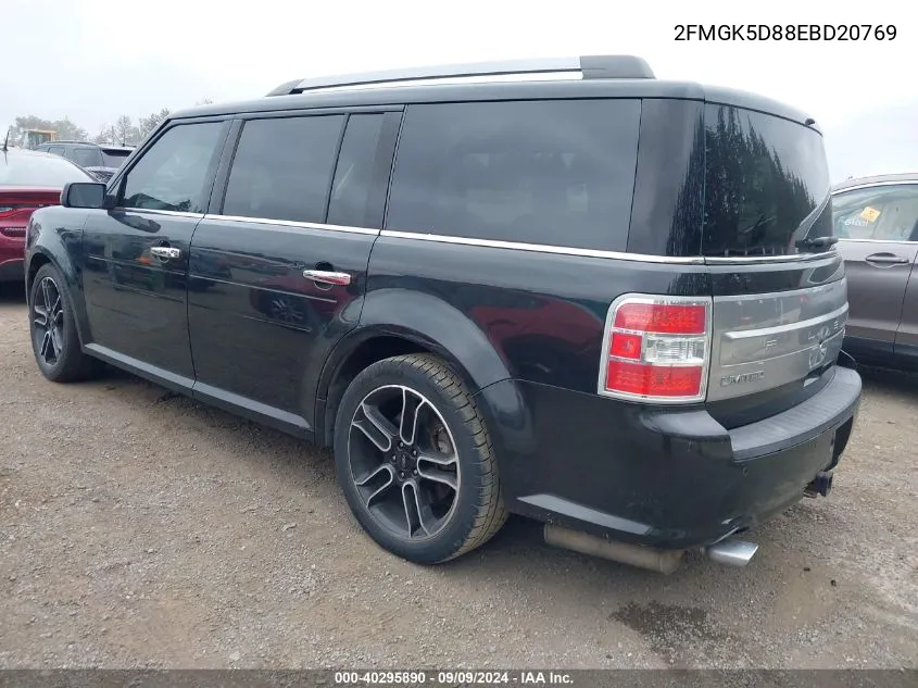 2FMGK5D88EBD20769 2014 Ford Flex Limited