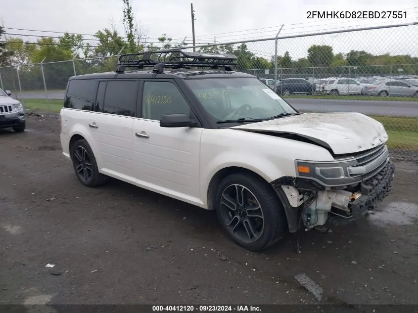 2FMHK6D82EBD27551 2014 Ford Flex Limited