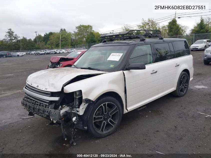 2FMHK6D82EBD27551 2014 Ford Flex Limited