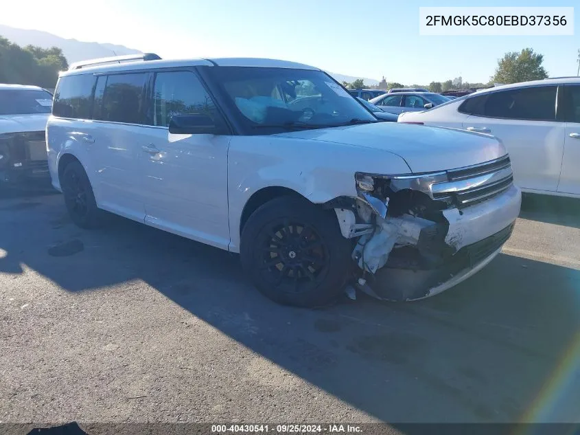 2FMGK5C80EBD37356 2014 Ford Flex Sel