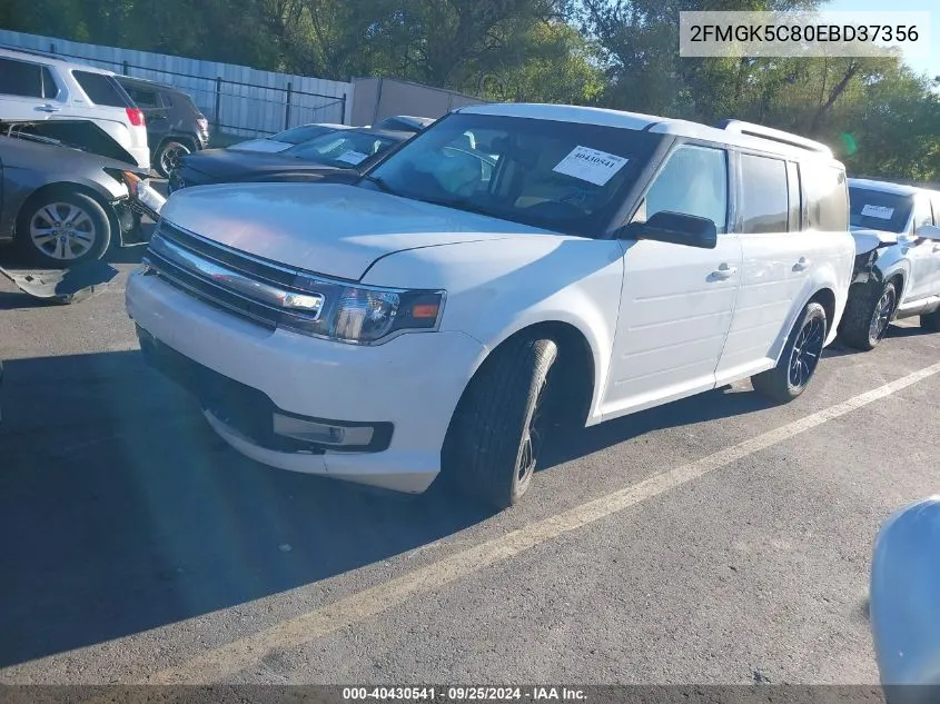 2FMGK5C80EBD37356 2014 Ford Flex Sel