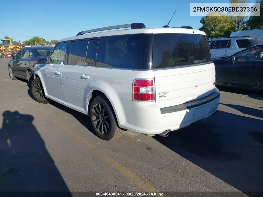 2FMGK5C80EBD37356 2014 Ford Flex Sel