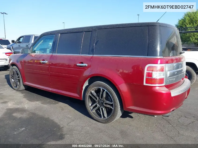 2FMHK6DT9EBD02747 2014 Ford Flex Limited