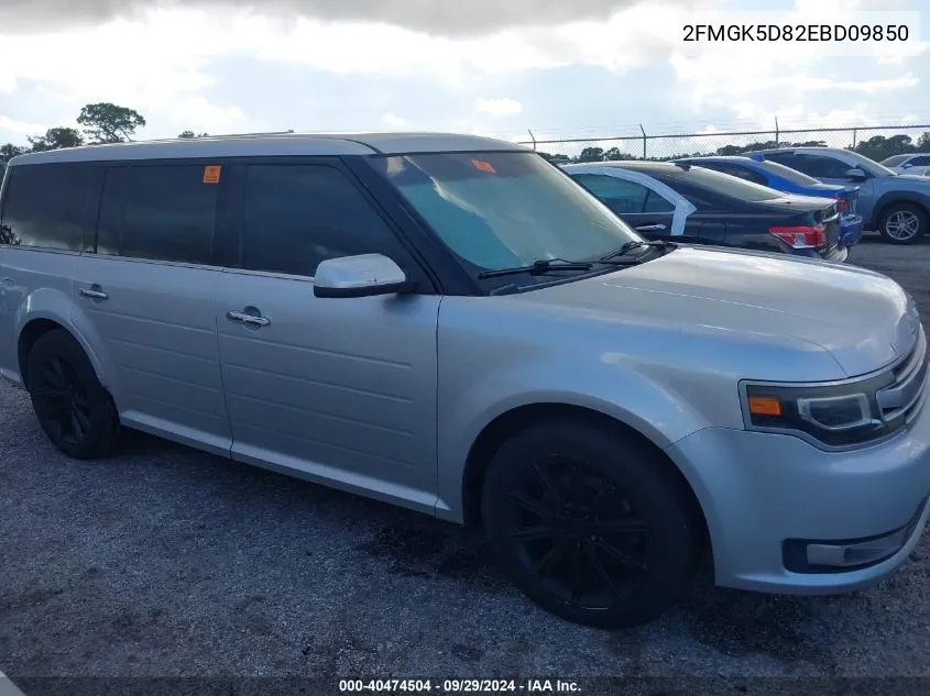 2FMGK5D82EBD09850 2014 Ford Flex Limited