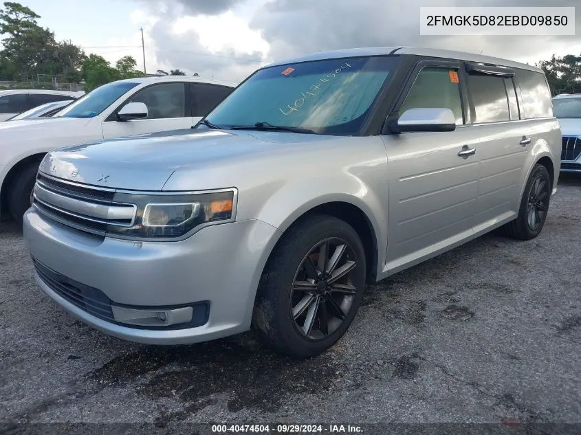 2FMGK5D82EBD09850 2014 Ford Flex Limited