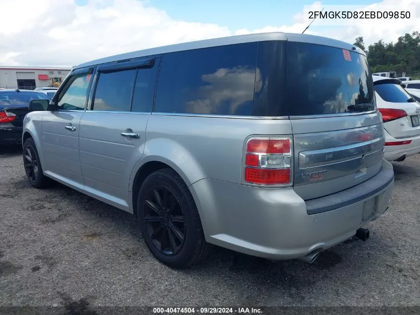 2FMGK5D82EBD09850 2014 Ford Flex Limited