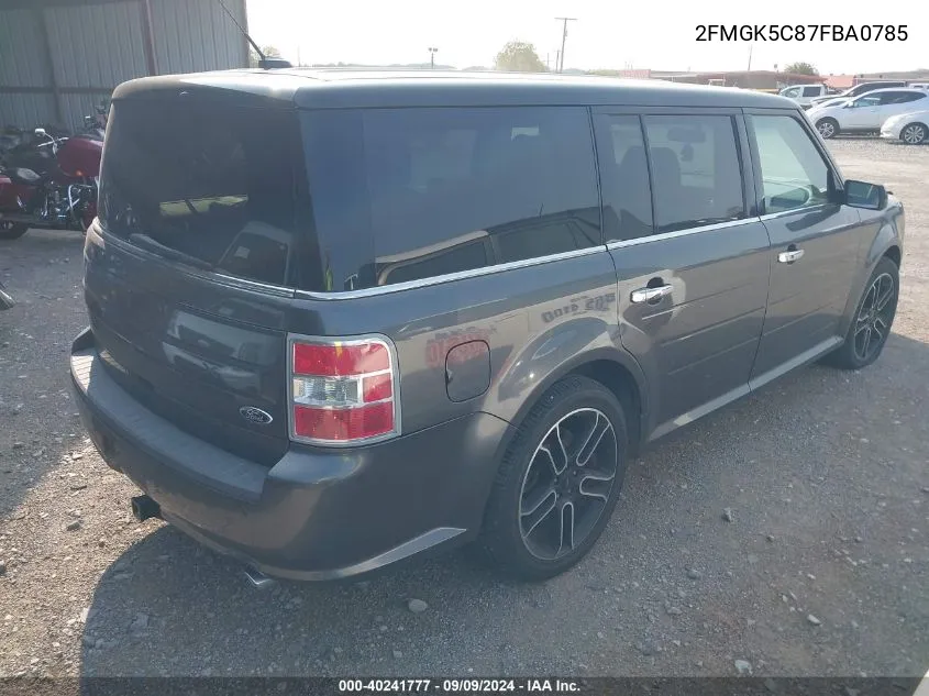 2FMGK5C87FBA0785 2015 Ford Flex Sel