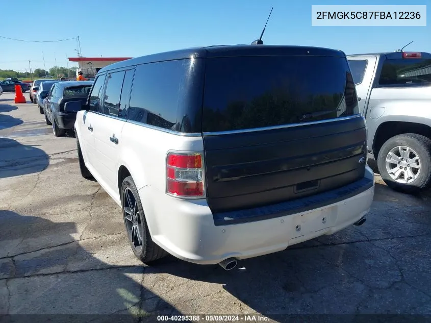 2FMGK5C87FBA12236 2015 Ford Flex Sel