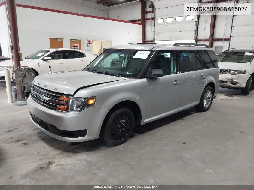 2FMGK5B89FBA15074 2015 Ford Flex Se