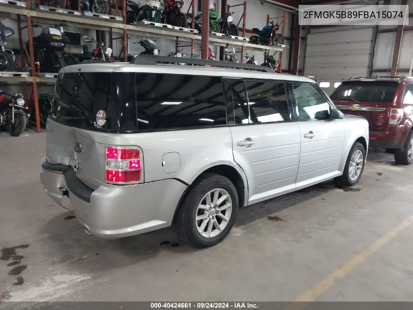 2FMGK5B89FBA15074 2015 Ford Flex Se