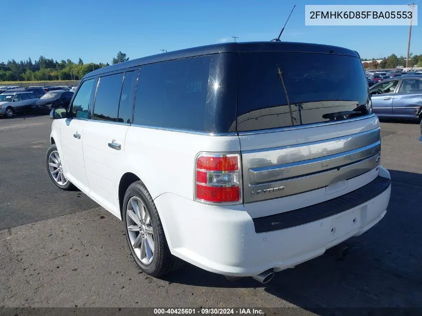 2FMHK6D85FBA05553 2015 Ford Flex Limited