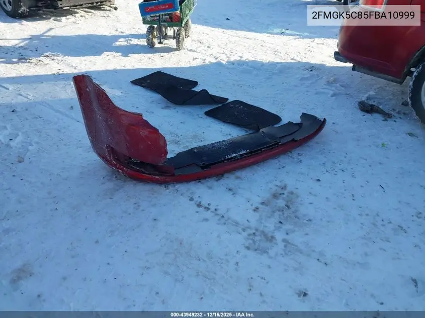 2FMGK5C85FBA10999 2015 Ford Flex Sel