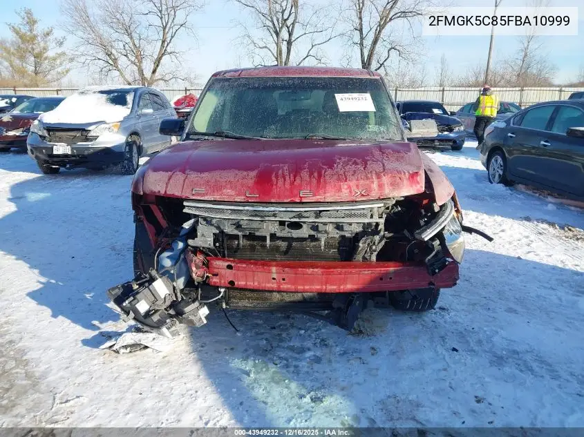 2FMGK5C85FBA10999 2015 Ford Flex Sel