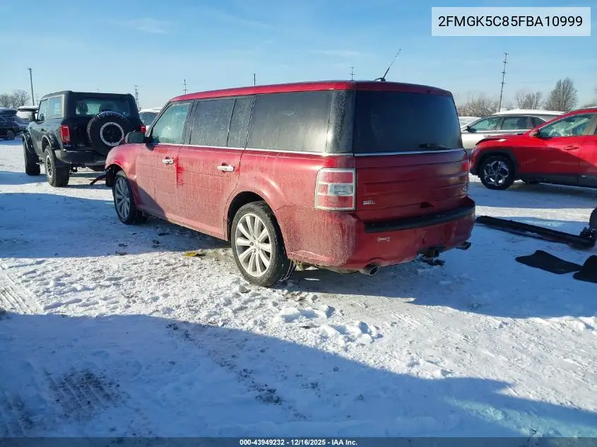 2FMGK5C85FBA10999 2015 Ford Flex Sel