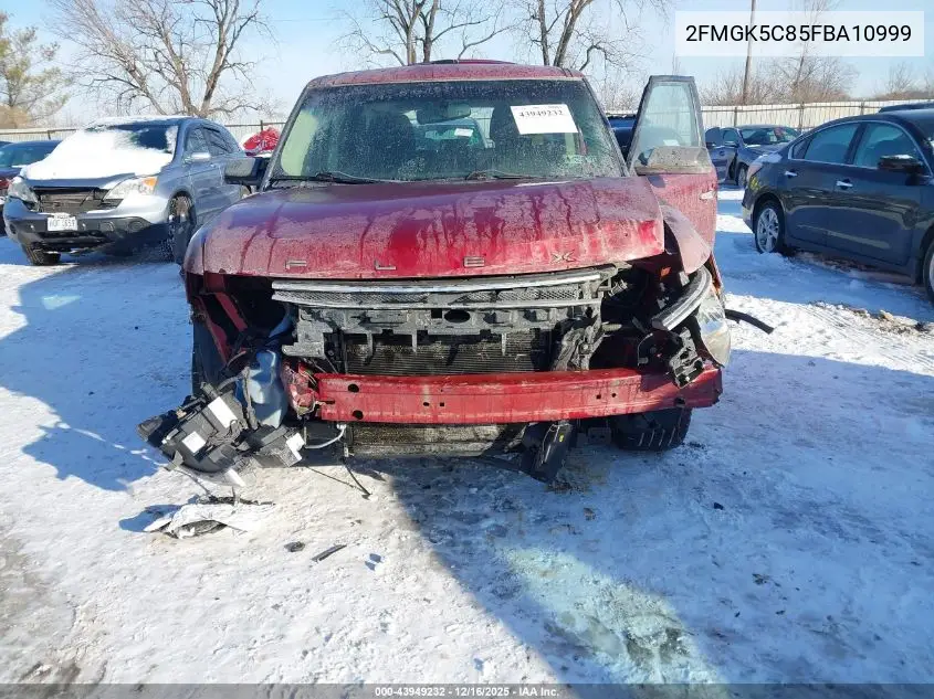 2FMGK5C85FBA10999 2015 Ford Flex Sel