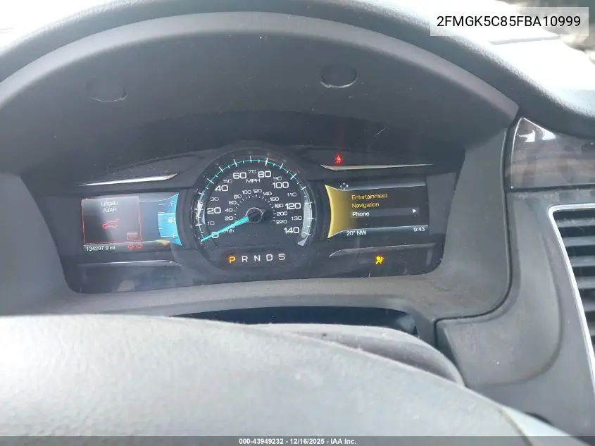 2FMGK5C85FBA10999 2015 Ford Flex Sel