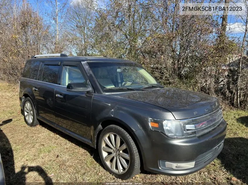 2FMGK5C81FBA12023 2015 Ford Flex Sel