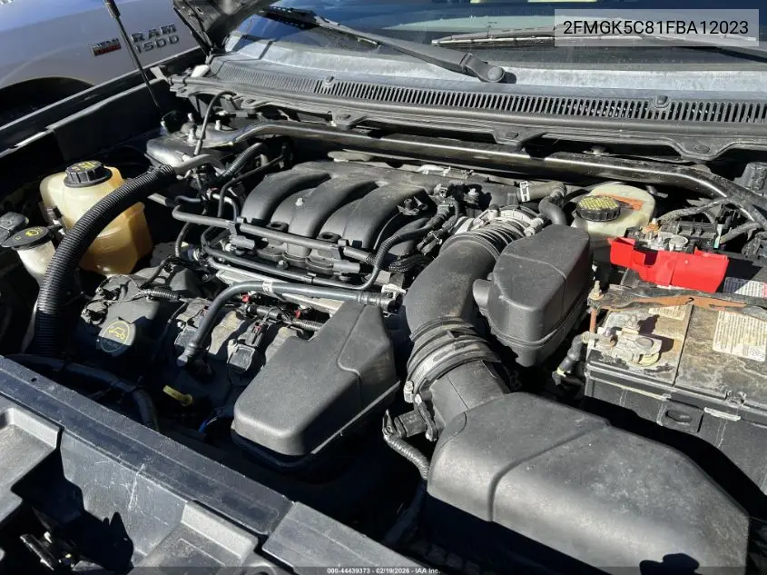 2FMGK5C81FBA12023 2015 Ford Flex Sel