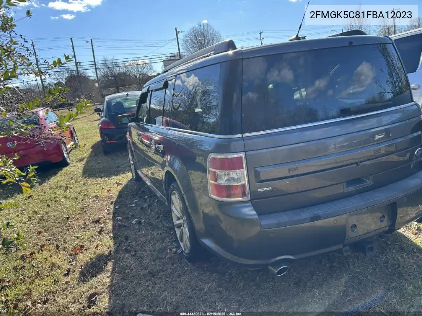 2FMGK5C81FBA12023 2015 Ford Flex Sel