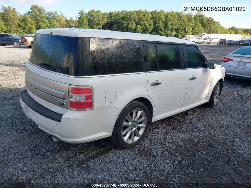 2FMGK5D86GBA01020 2016 Ford Flex Limited