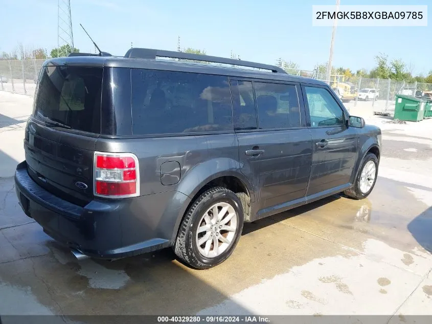 2FMGK5B8XGBA09785 2016 Ford Flex Se