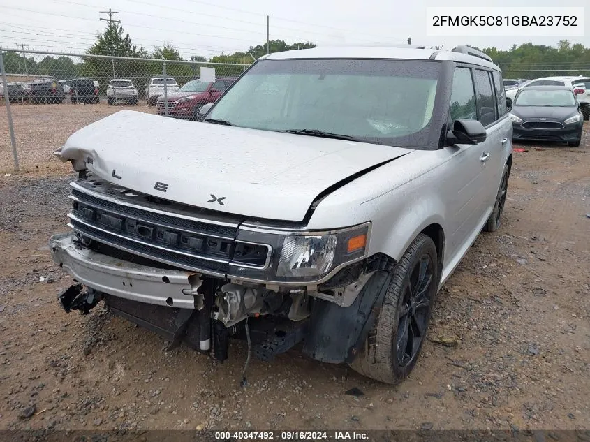 2FMGK5C81GBA23752 2016 Ford Flex Sel