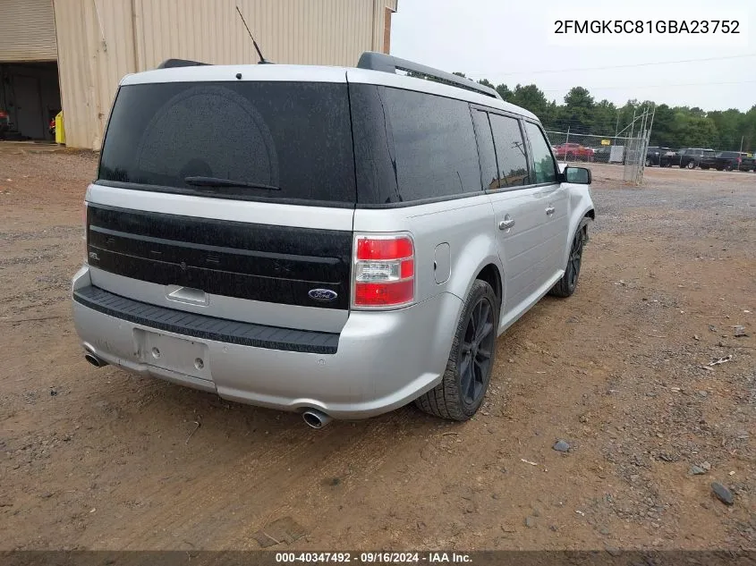 2FMGK5C81GBA23752 2016 Ford Flex Sel