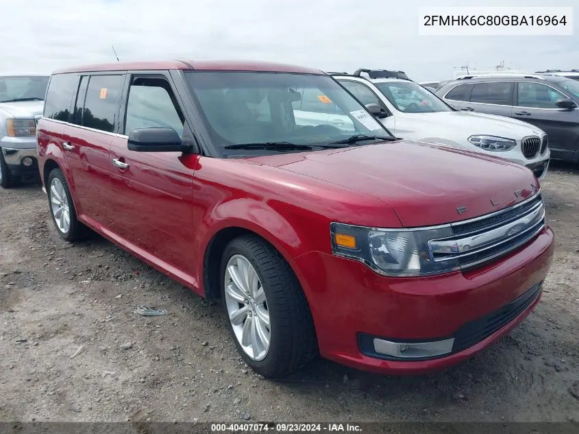 2FMHK6C80GBA16964 2016 Ford Flex Sel