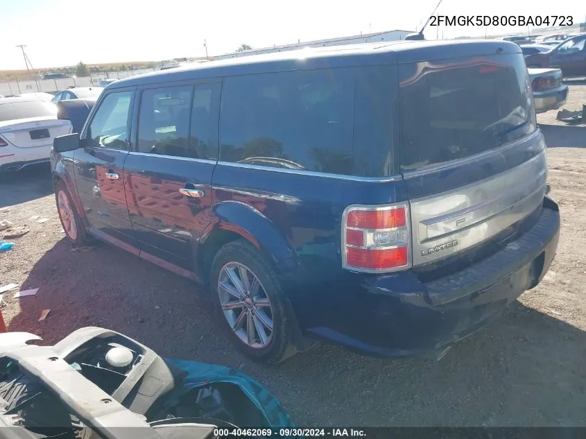 2FMGK5D80GBA04723 2016 Ford Flex Limited