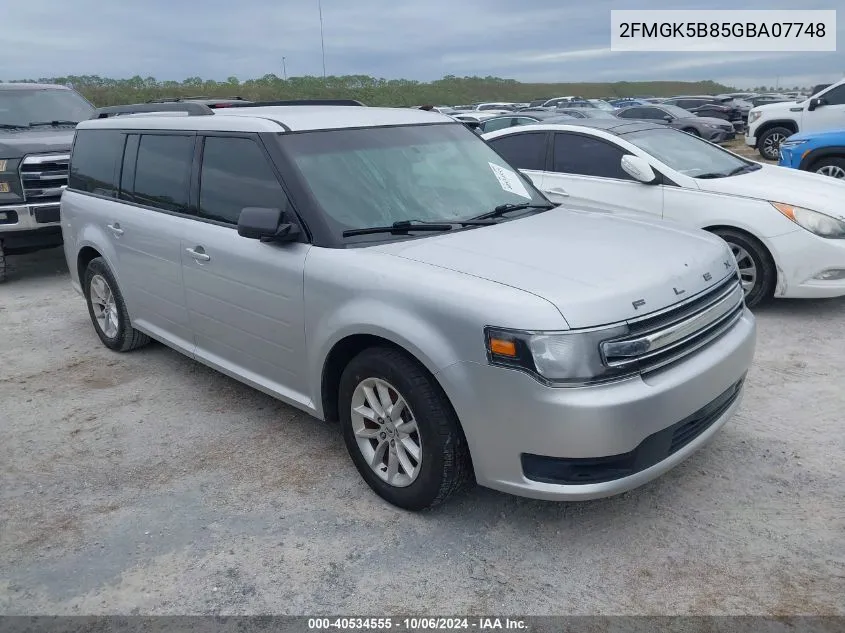 2FMGK5B85GBA07748 2016 Ford Flex Se