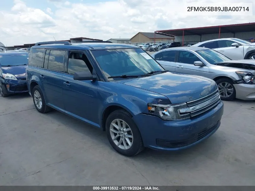 2FMGK5B89JBA00714 2018 Ford Flex Se