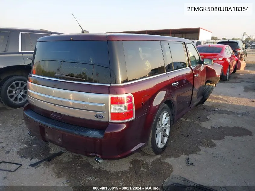 2FMGK5D80JBA18354 2018 Ford Flex Limited