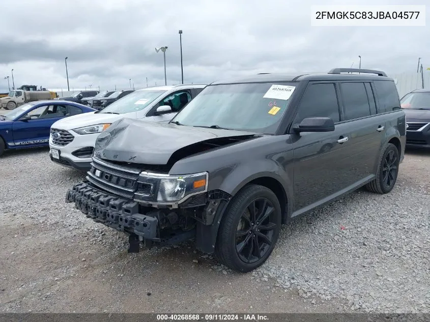 2FMGK5C83JBA04577 2018 Ford Flex Sel