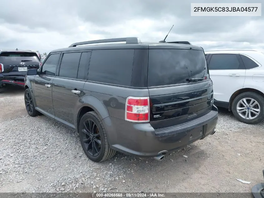 2FMGK5C83JBA04577 2018 Ford Flex Sel