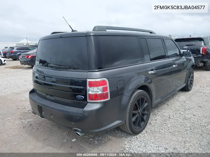 2FMGK5C83JBA04577 2018 Ford Flex Sel